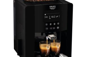 Krups Arabica noir Expresso Broyeur à grains  Machine à café automatique Ecran LCD EA817010