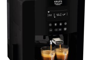 Krups Arabica noir Expresso Broyeur à grains  Machine à café automatique Ecran LCD EA817010