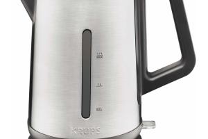 Krups bouilloire électrique de 1,7L sans fil 2400W gris noir