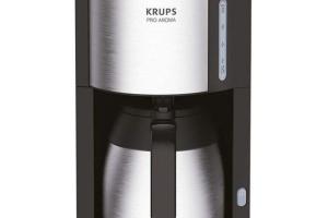 Krups Cafetière isotherme Pro Aroma KM305D10 - Noir/Inox Krups Cafetière isotherme Pro Aroma KM305D10 - Noir/Inox