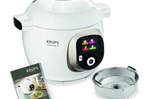 Krups cz7101 Multicuiseur cook4me Plus, 4 l, 1200 W, Blanc/Gris Krups cz7101 Multicuiseur cook4me Plus, 4 l, 1200 W, Blanc/Gris