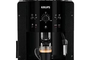 Krups EA81R8 Essential Machine à café super-automatique, pression de 15 bar, moulin à café conique en métal, avec sélection de la quantité et de la
