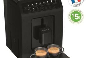 KRUPS EA897B10 Evidence Machine à café grain automatique, 8 préréglages, Cappuccino, Expresso, Boissons parfaites personnalisables