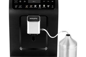 Krups Evidence Plus Machine a cafe automatique avec broyeur a grains Machine a cafe Noir metallise Krups Evidence Plus Machine a cafe automatique avec broyeur a grains Machine a cafe Noir metallise