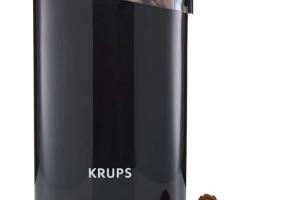 Krups F2034238 Moulin à Café électrique Fast Touch 200W Noir Puissance de 200W pour moudre rapidement sans échauffement Krups F2034238 Moulin à Café électrique Fast Touch 200W Noir Puissance de 200W pour moudre rapidement sans échauffement