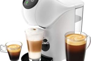 KRUPS Genio S Blanc Machine à Café Cafetière Fonction XL Intuitive Boissons Froides ou Chaudes Mode Eco Témoin Détartrage