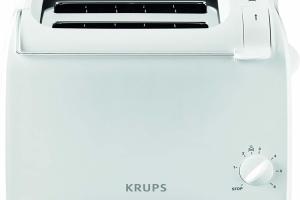Krups grille pain avec 2 fentes 700W blanc