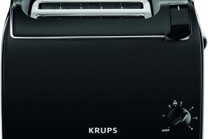 Krups grille pain avec 2 fentes 700W noir