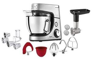 KRUPS - Krups KA631D Master Perfect Gourmet Robot culinaire 1100 W 8 vitesses Bol en acier inoxydable 4,6 l 5 accessoires : kit de KRUPS - Krups KA631D Master Perfect Gourmet Robot culinaire 1100 W 8 vitesses Bol en acier inoxydable 4,6 l 5 accessoires : kit de