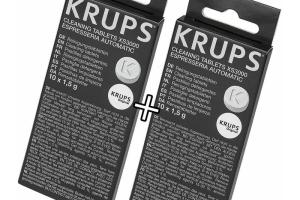 Krups - Lot de 2 boites de pastilles nettoyantes (XS300010) Accessoires et entretien magimix, seb, rowenta