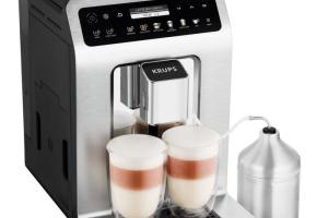 KRUPS Machine à café grain Connectée avec mousseur Nettoyage automatique EA894T10 KRUPS Machine à café grain Connectée avec mousseur Nettoyage automatique EA894T10