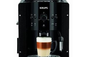 KRUPS Machine à Café à Grains avec Broyeur – Espresso 2 Tasses Simultanées – Nettoyage Automatique – Modèle EA810870