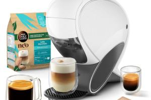 KRUPS Machine à café NESCAFÉ Dolce Gusto Dosettes compostables Néo Blanc KP850110