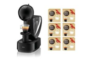 Krups - Machine a Cafe Nescafé Dolce Gusto Infinissima Noir + 6 boites de café bio, Offre antigaspillage YY5056FD Krups - Machine a Cafe Nescafé Dolce Gusto Infinissima Noir + 6 boites de café bio, Offre antigaspillage YY5056FD
