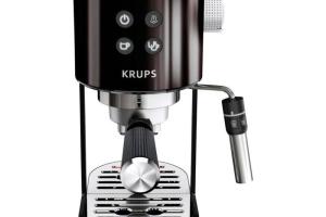 Krups – Machine à expresso XP444G 15 bars – Embout mousseur à lait – Réservoir 1L – Panneau de commande intuitif – Design compact noir Krups – Machine à expresso XP444G 15 bars – Embout mousseur à lait – Réservoir 1L – Panneau de commande intuitif – Design compact noir