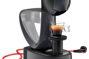 Krups Nescafé Dolce Gusto Infinissima KP173 Cafetière à capsules (pour boissons chaudes et froides, pression de pompe 15 bar Krups Nescafé Dolce Gusto Infinissima KP173 Cafetière à capsules (pour boissons chaudes et froides, pression de pompe 15 bar