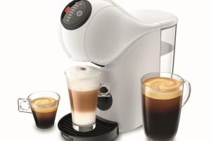 KRUPS NESCAFE DOLCE GUSTO Machine à café capsules, Compact, 15 bars, Expresso, Cappuccino, Café lungo, Arrêt auto, GENIO S YY4446FD KRUPS NESCAFE DOLCE GUSTO Machine à café capsules, Compact, 15 bars, Expresso, Cappuccino, Café lungo, Arrêt auto, GENIO S YY4446FD