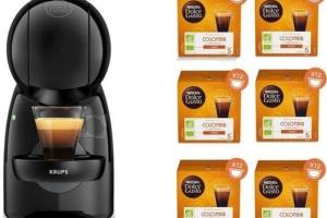 KRUPS Nescafé Dolce Gusto Machine à café, Compact, Pression 15 bars, Mode éco, Piccolo XS YY4511FD