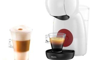 KRUPS Nescafé Dolce Gusto Machine à café multi-boissons, Ultra compact, Intuitive, Piccolo XS blanche YY5218FD