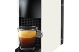 Krups Nespresso Essenza Mini XN1111 Machine à café avec buse vapeur "Cappuccino" 19 bar blanc