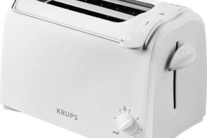 Krups ProAroma KH 1511 - Grille-pain - 2 tranche - 2 Emplacements - blanc Krups ProAroma KH 1511 - Grille-pain - 2 tranche - 2 Emplacements - blanc