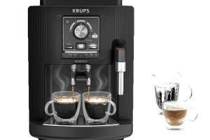 Krups Serenity Machine espresso entièrement automatique 4 boissons EA4008E0