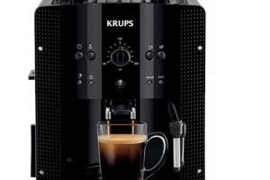KRUPS YY8125FD Machine à café grain, Broyeur café grain, Cafetière expresso, Cappuccino, Fabriqué en France, Essential, Noire KRUPS YY8125FD Machine à café grain, Broyeur café grain, Cafetière expresso, Cappuccino, Fabriqué en France, Essential, Noire