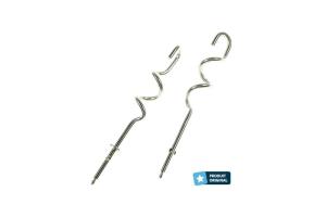 Lot de 2 crochets pétrisseurs pour batteur 3 mix 5500 Seb Krups SS-203146