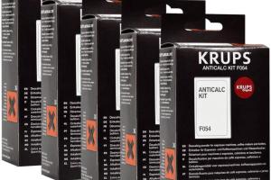 Lot de 4 boites de detartrants pour Cafetiere Krups F054001B