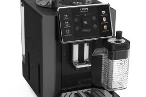 Machine à café automatique - KRUPS - EA912HFO Sensation Lait - Milk Maestro - 6 boissons - Compact
