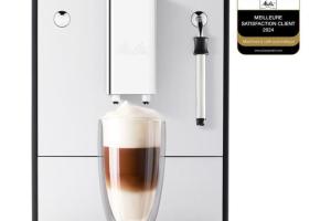 Machine à Café broyeur à Grain MELITTA Solo & Milk - Argent