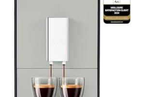 Machine à Café à Grains - Melitta - Solo Sandy Grey - Affichage LED - 1 à 2 Tasses - 15 bar