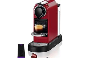 Machine à café - KRUPS - Nespresso CITIZ ROUGE - 19 bars - Réservoir amovible - Compatible capsules Machine à café - KRUPS - Nespresso CITIZ ROUGE - 19 bars - Réservoir amovible - Compatible capsules