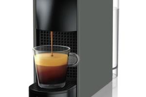 Machine à café - KRUPS - Nespresso Essenza Mini - Gris Intense - 19 bar - 0,6L Machine à café - KRUPS - Nespresso Essenza Mini - Gris Intense - 19 bar - 0,6L