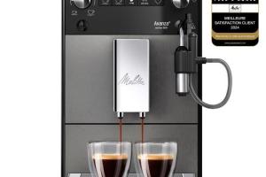 Machine à café - MELITTA - Avanza F270-100 - Réservoir deau 1 5 L - Réservoir à grains 250 g - 1450 W - Gris titanium Machine à café - MELITTA - Avanza F270-100 - Réservoir deau 1 5 L - Réservoir à grains 250 g - 1450 W - Gris titanium