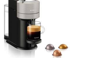 Machine à café NESPRESSO KRUPS VERTUO NEXT Gris Clair Cafetière à capsules espresso YY4298FD