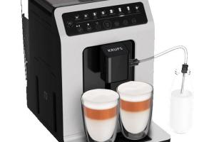 Machine cappuccino et expresso automatique KRUPS Evidence boissons à base de lait grâce au système One-Touch