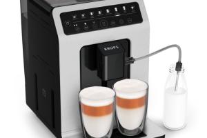 Machine cappuccino et expresso automatique KRUPS Evidence Eco-Design boissons à base de lait grâce au système One-Touch