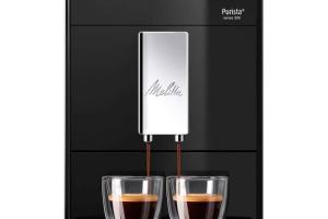 Machine à Expresso Automatique - Melitta - Purista - Noir - Compacte - Silencieuse