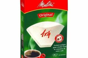 MELITTA 100 filtres à café 1x4 Blanc MELITTA 100 filtres à café 1x4 Blanc