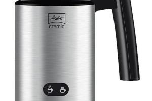 MELITTA 1014-03 Mousseur à lait Cremio II - Sans fil - 450W - Inox MELITTA 1014-03 Mousseur à lait Cremio II - Sans fil - 450W - Inox