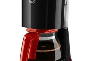 MELITTA 1017-09 Cafetière filtre Enjoy II Glass - Rouge et Noir
