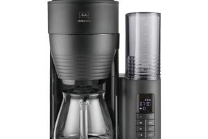Melitta AromaFresh schwarz Cafetière noir Nombre de tasse=10 verseuse en verre, avec broyeur, minuteur, fonction de con Melitta AromaFresh schwarz Cafetière noir Nombre de tasse=10 verseuse en verre, avec broyeur, minuteur, fonction de con