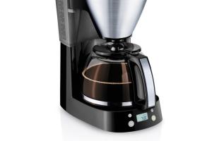 Melitta CAFETIÈRE EASY TOP TIMER NOIR-ACIER BROSSE  Noir, Acier