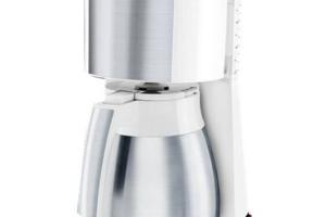 MELITTA Cafétière Enjoy Top Therm Blanc/ Acier brossé 1017-07