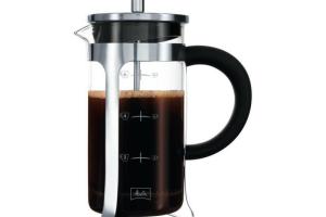 Melitta - Cafetiere a piston Premium en verre et inox 8 tasses Melitta - Cafetiere a piston Premium en verre et inox 8 tasses