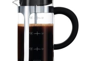MELITTA Cafetière à piston Premium en verre et inox 8 tasses MELITTA Cafetière à piston Premium en verre et inox 8 tasses