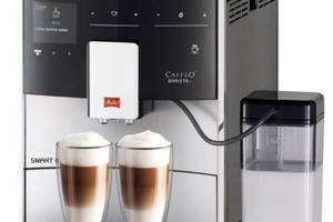 Melitta CAFFEO Barista T Smart Machine à café automatique avec buse vapeur Cappuccino 15 bar argenté(e)