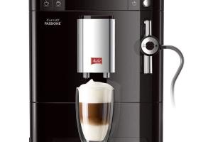 Melitta Caffeo Passione, Noir, F53/0-102, Machine a Cafe et Boissons Chaudes Automatique, Auto-Cappuccinatore