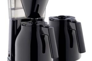 MELITTA Easy Therm II - Cafetière filtre 1L - 1050 W + 2ème verseuse - Noir
